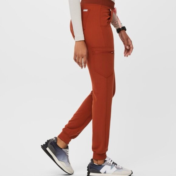 FIGS Auburn Zamora Jogger Scrub Pants MP EUC limited edition medium petite - Picture 3 of 6